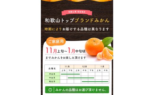 【12月発送】有田育ちのご家庭用完熟 有田みかん 2kg＋300g【ard201A-2】