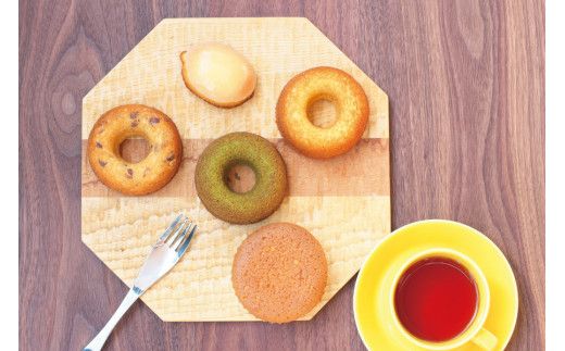 焼きドーナツセット 5種類10個入 詰め合わせ 油で揚げず、じっくり焼き上げました！ ドーナツ スイーツ 菓子 お菓子 ギフト 餡【fks111A】