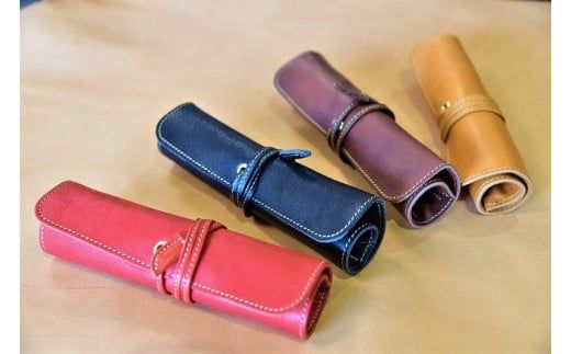 【T02060-3】ロール型ペンケース（黒）