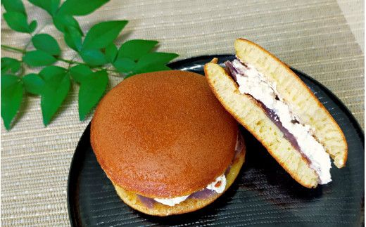 熊野生まれの生どら焼き 10個　【抹茶クリーム×5個、クリーム×5個】【kht002A】