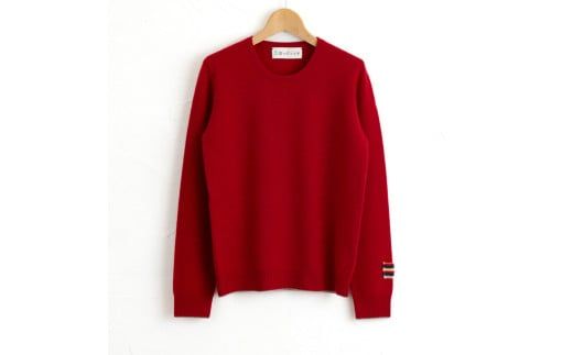 ラウンドネックプルオーバー(コルク)女性用サイズ:LL(42)≪白田のカシミヤ≫