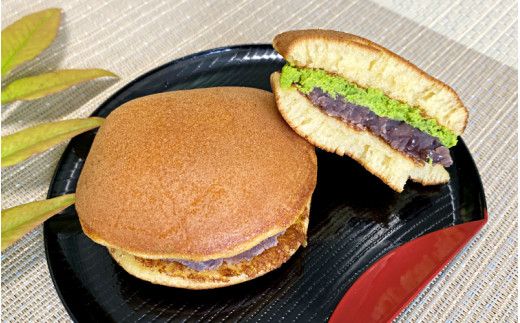 熊野生まれの生どら焼き 10個　【抹茶クリーム×5個、クリーム×5個】【kht002A】