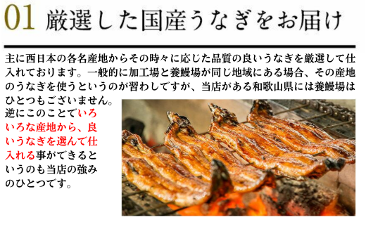 996.国産うなぎ蒲焼き大サイズ150g3本セット(A996-2)