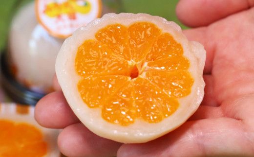大福 フルーツ 笑顔こぼれる！山北みかん大福6個 - 和菓子 スイーツ フルーツ 武市神栄堂 ギフト 贈り物 おやつ みかん大好き 極甘のミカン大福 yd-0022