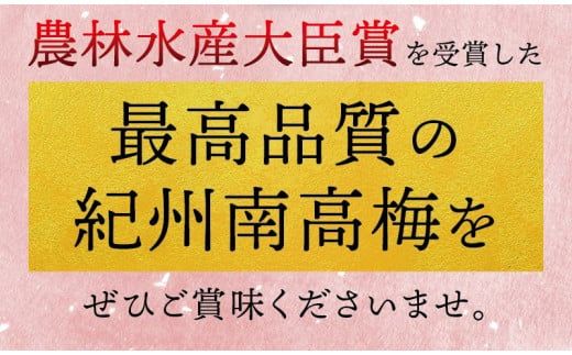 最高級 紀州南高梅 大粒 優梅 1kg 無添加【ご家庭用】 / 梅 梅干 梅干し うめ ウメ 南高梅 大粒 ご飯のお供 ご家庭用 ご自宅用 人気 健康【inm510B】