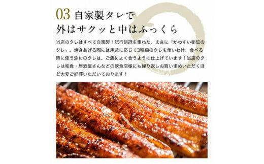 318.【うなぎ屋かわすい】特大サイズ国産うなぎ蒲焼き２本セット(A318-1)