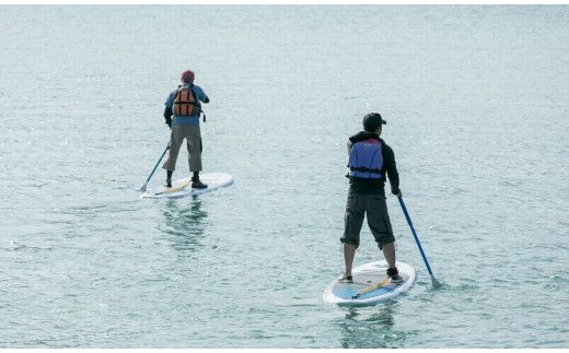 森浦湾SUP体験（大人） 中学生以上対象のSUP（スタンドアップパドルボード）体験 1時間コース / アクティビティ レジャー 体験チケット 観光【tgk107】