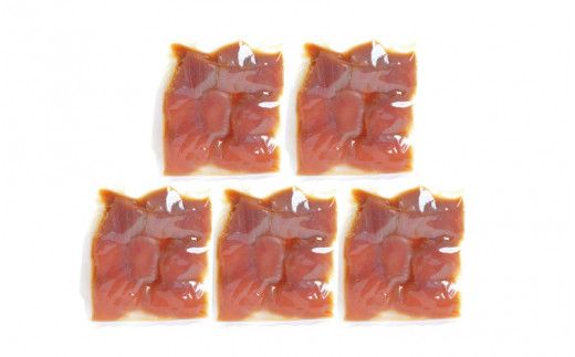 漬けマグロ 80g×5パック / まぐろ丼 お刺身 カット済み スライス 漬け 小分け 天然マグロ キハダマグロ 簡単調理 おかず ご飯のお供 南紀勝浦産 【ttk009】