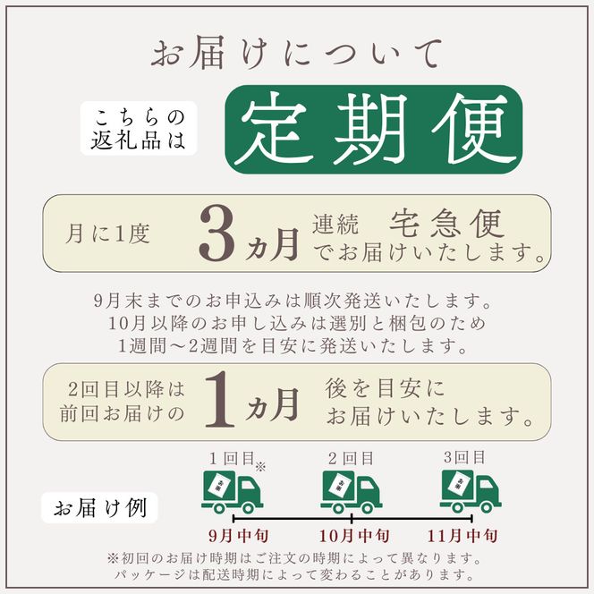 【定期便全3回】【順次発送中】◇令和6年産◇木露ファーム 余市産 ゆめぴりか（玄米） 10kg_Y067-0190