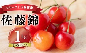 2026年発送【先行予約】令和8年産 佐藤錦【L～2Lバラ詰め】500g×2 【ニトリ観光果樹園】さくらんぼの王様 余市 北海道 フルーツ王国 さくらんぼ サクランボ 桜桃 佐藤錦 余市産さくらんぼ 人気さくらんぼ ニトリ_Y074-0137
