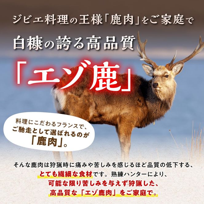 鹿肉セット 3種類 計5パック