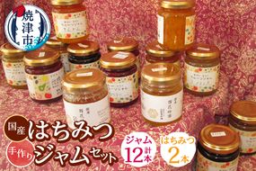 a30-309　国産はちみつ2本と手作りジャム12本セット