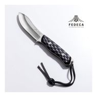 【FEDECA】 ブッシュクラフトナイフ 名栗ブラック 001078