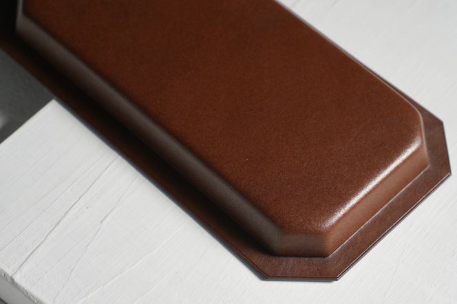本革 レザートレー チョコレート｜革 レザー ステーショナリー インテリア 文房具 メンズ レディース 男女兼用 田村製作所 大阪府守口市 [2306]