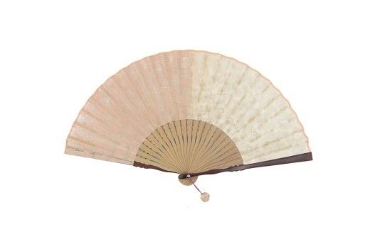 【杉山江見堂】ワインの澱染「糸入り落水扇子」ワイン染扇子（７寸２５間）　女性向け 扇子 せんす 藍染め 贈答 ギフト 母の日 プレゼント