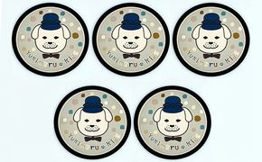 チタン製デザインプレート『雪丸』　５枚組 雑貨 日用品 