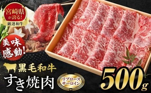 ＜牛乃屋厳選!黒毛和牛すき焼き肉～リブロース・サーロイン～500g＞翌々月末までに順次出荷【c1002_tf_x1】 黒毛和牛 牛肉 すき焼き用