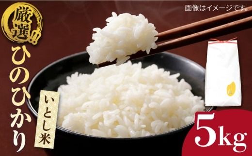 いとし米 厳選ひのひかり 5kg (糸島産) 糸島市 / 三島商店 [AIM019] 米 お米 ご飯 白米 ひのひかり ひのひかり 九州 福岡