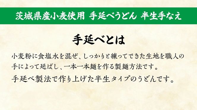 手延べうどん 半生手なえ 6袋 ( 12人前 ) 麺 めん 半生 [BE009ci]