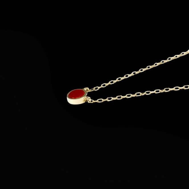 珊瑚 血赤珊瑚 ミニディスク ペンダント ネックレス K10イエローゴールド 天然サンゴ 一点物 アクセサリー 厄除け お守り クリスマス バレンタイン 誕生日プレゼント 記念日 ホワイトデー ジュエリー 大人可愛い ギフト さんご サンゴ 高知県室戸市