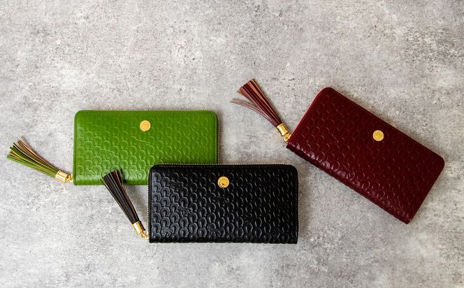 豊岡工房 イタリア製牛革 馬九行久 コインが分けられる長財布（4269）黒 / 長財布 イタリアンレザー ４つに仕切られた小銭入れ メンズ レディース 財布 さいふ サイフ 国産 日本製 小田清株式会社