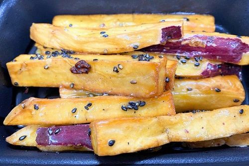 【道の駅むなかた】宗像市産さつまいも使用 大学芋＜紅はるか(はるかちゃん)・シルクスイート(シルク姐さん)＞計6パック_HA0866