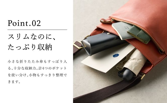 豊岡工房　牛革ショルダーバッグ（4323）ブラック