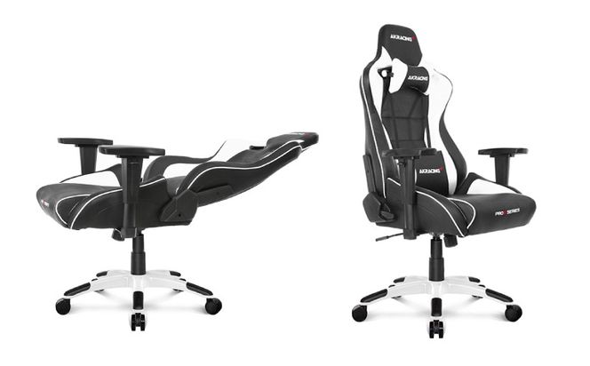 099H3162 【ふるさと納税限定】AKRacing Pro-X Gaming Chair (White) JP エーケーレーシング ゲーミングチェア（ヘッドレスト・ランバーサポート付き）