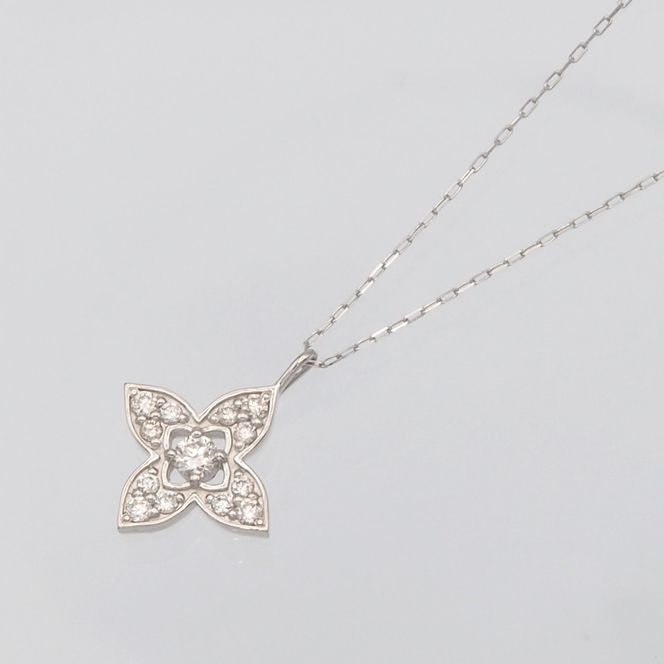 PT900/PT850 0.15ct ダイヤモンド ペンダントネックレス HH-019744 SWBT011