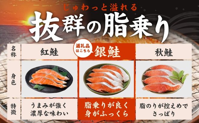 kgpZ015 【定期便】銀鮭 切り身 2kg(約18切れ)×全6回