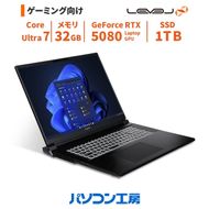 パソコン工房 4年間物損保証 18型ゲーミングノートPC Core Ultra 7/5080/No.344 322032_EE114