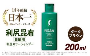 利尻 カラー シャンプー ダーク ブラウン 《糸島》【株式会社ピュール】 [AZA001]