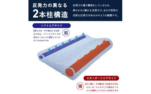 AirPowerPillow　枕　エア構造枕　AirOnAirモデル まくら 枕 Pillow 日本製 寝具 山梨 富士吉田