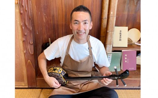 【1時間で弾けるプチ三線教室＋宿泊券】1泊2日（素泊り/5名様まで）
