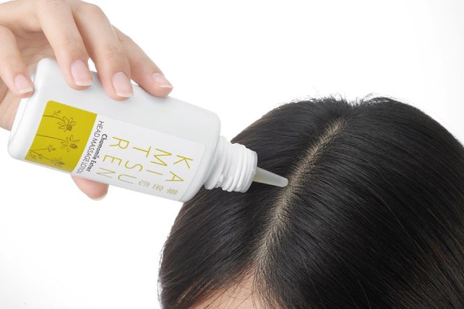 華密恋 ヘッドマッサージローション 1本 130mL [カミツレ研究所 長野県 池田町 48110788] カミツレン カミツレ