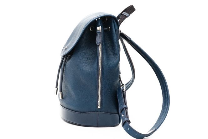 SOMES バックパック （ブルー）RE-37 [ソメスサドル 北海道 砂川市 12260753-a] ソメス リュック リュックサック レディース レザー 本革 革 革製品 革鞄 革バッグ 鞄 かばん