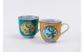 ペアマグカップ　青手古九谷 172111_CY19002