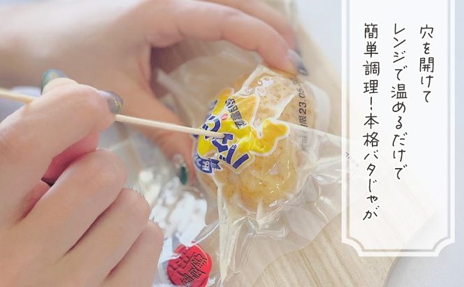 じゃがいも 北海道 バタじゃが 5玉入×5袋 セット 株式会社南富良野町振興公社 じゃがバター ポテト 加工品 バター 野菜 北海道産 男爵 芋 25個 真空 真空パック レンジ 調理 レンジでチン おかず 惣菜 おつまみ つまみ おやつ 手軽 
