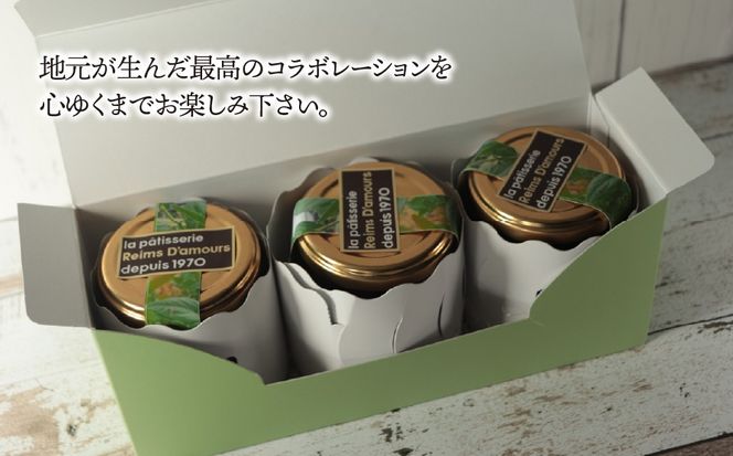 N-2 《数量限定》地元洋菓子店が地産ブルーベリーで作るスペシャルなジャム 3種セット