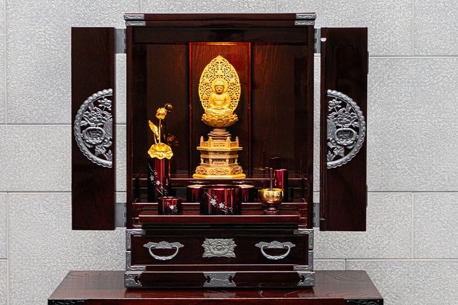 仙台箪笥 仙台仏壇18号 木地呂漆調 KHB-20D 高級 工芸品 伝統 [仙台箪笥 タンス たんす 小型 高級 工芸品 伝統]|06_kyk-031001