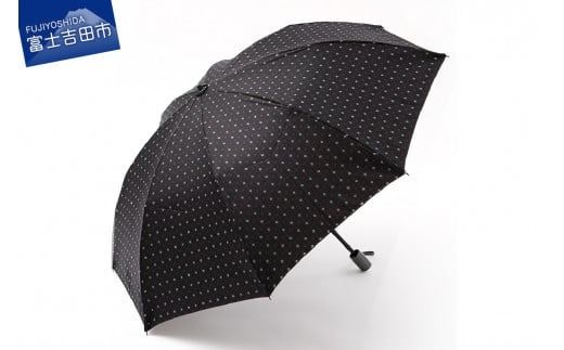 ネクタイ柄[紳士折りたたみ傘]晴雨兼用傘 ネイビー×エンジ 傘 雨傘 日傘 折りたたみ傘 紳士用傘 晴雨傘 兼用傘 手開き傘 UVカット傘 山梨 富士吉田