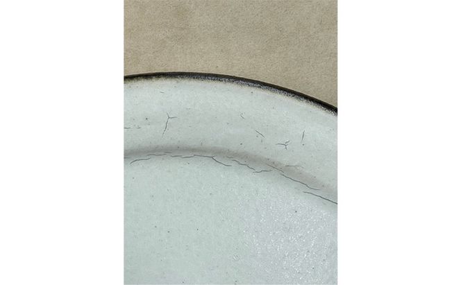 粉引リムプレート20Φ　2枚組 皿 食器 雑貨 日用品 