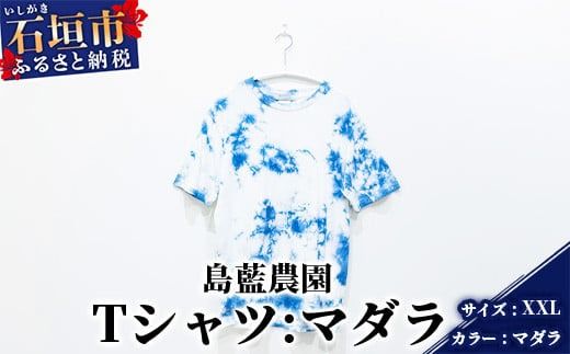 ふるさと納税 服 女 沖縄県 石垣市  石垣島の藍染工房 Tシャツ カラー:マダラ サイズ:XXLサイズ KB-159-1 石垣島の藍染工房】Tシャツ【カラー:マダラ】【サイズ:XXLサイズ