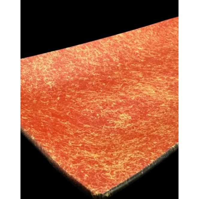 波レクタングルプレート  乱糸（マット仕上げ）本朱［NF101］ 303446_CU90048VC01