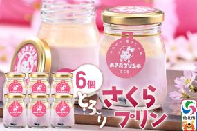 あきたプリン亭 さくらプリンセット 6個入り [【みちのく懐かしの味 あきたプリン亭】手作り あきたプリン亭 バニラビーンズ お菓子 洋生菓子 洋菓子 高級 お取り寄せ スイーツ ギフト プレゼント 詰め合わせ]|02_apt-270601