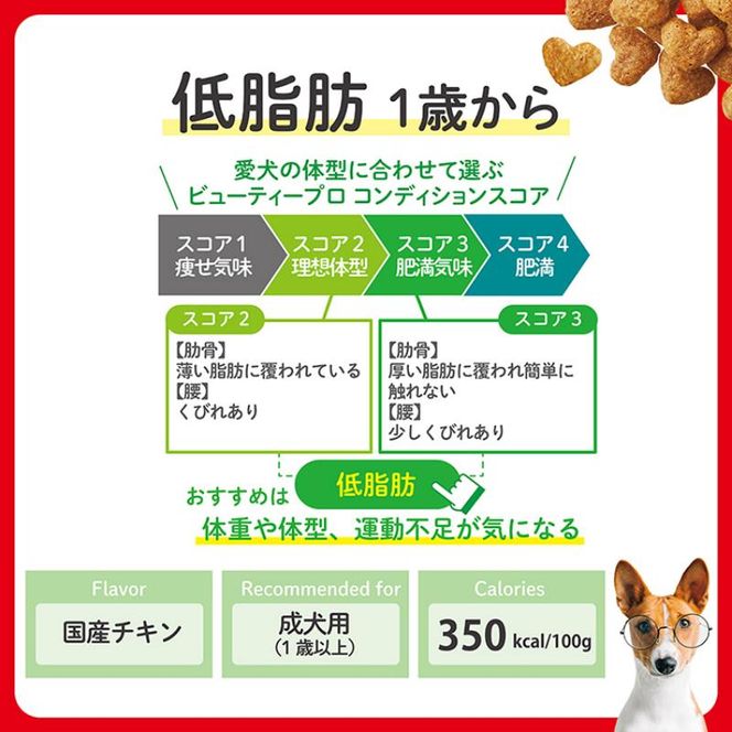 ビューティープロ ドッグ 低脂肪 1歳から 200g ケース販売 ペットフード 犬 愛犬 ペット ペット用品 犬用 愛犬用 ごはん 静岡 袋井市