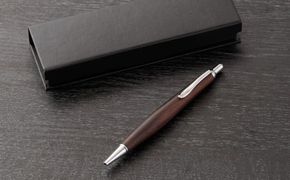 【カリンコブ】木製ハンドメイドボールペン ノック式