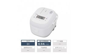 東芝 炊飯器 IH 3合 RC-5XW(W) ホワイト 高火力 ふっくら 備長炭ダイヤモンド釜 本かまど 一膳 0.5合から 冷凍ごはんもおいしい まとめ炊き 便利 家電 キッチン家電 炊飯 おすすめ 人気 TOSHIBA 神奈川県 川崎市