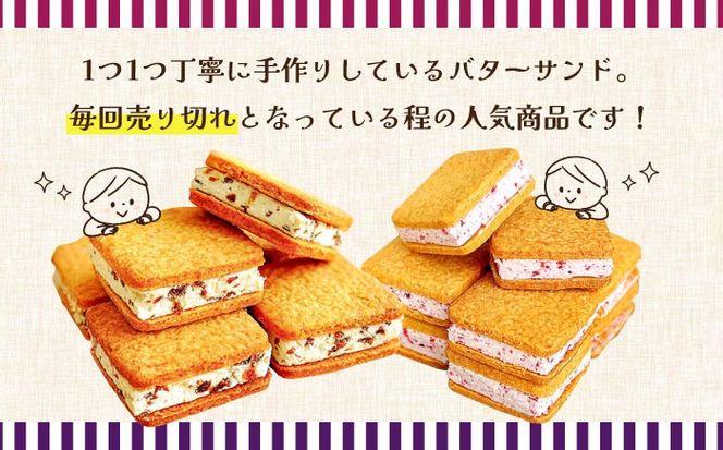 バターサンド 2種セット 14個入 レーズン フランボワーズ （ラズベリー）/ スイーツ お菓子 洋菓子 / 南島原市 / Atelier Gigi [SAA023]