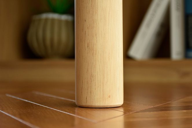 ローチ テーブルシェルフ L ラテブラウン【ラテブラウン ダイニング デスク 収納付き 省スペース】(H062401)
